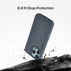 Anti Dust Magsafe Silicone Case - Iphone 13 Pro Max (Grey)