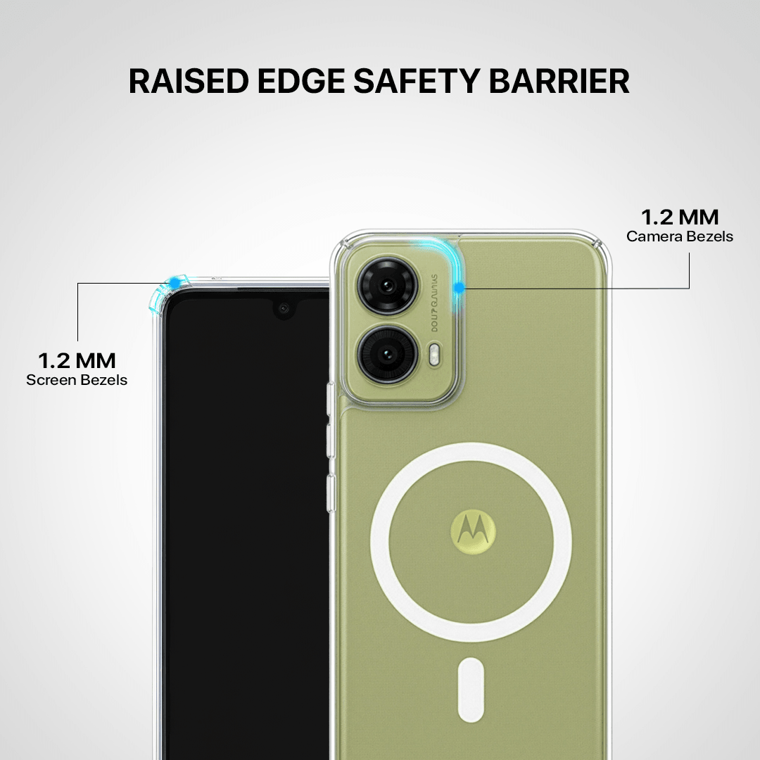 Anti Yellow Magsafe Clear Case - Motorola G85
