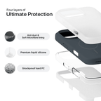 Anti Dust Magsafe Silicone Case - Iphone 16 pro Max ( Grey)