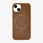 Anti Dust MagSafe Silicone Case - IPhone 14 ( Brown)
