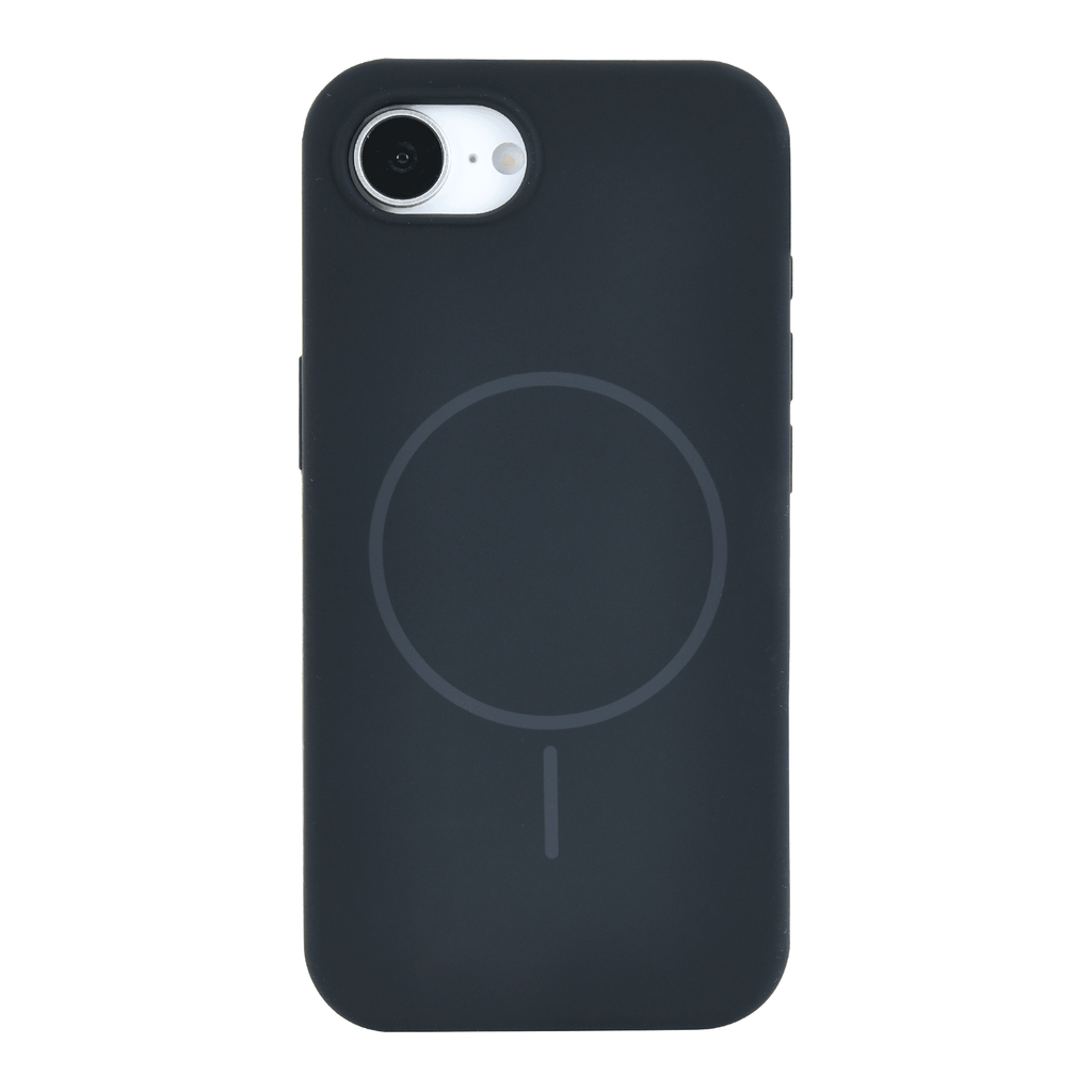Anti Dust Magsafe Silicone Case - Iphone 16 e (Black)