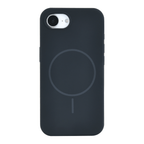 Anti Dust Magsafe Silicone Case - Iphone 16 e (Black)