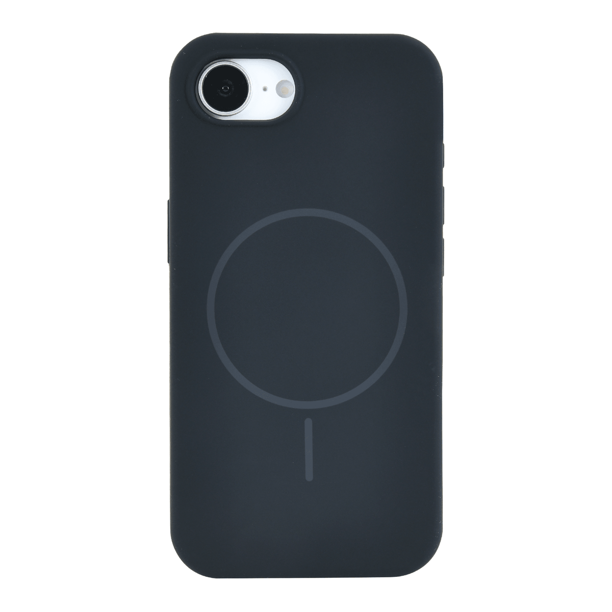 Anti Dust Magsafe Silicone Case - Iphone 16 e (Black)