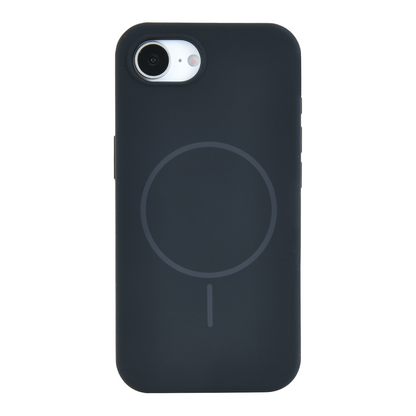 Anti Dust Magsafe Silicone Case - Iphone 16 e (Black)