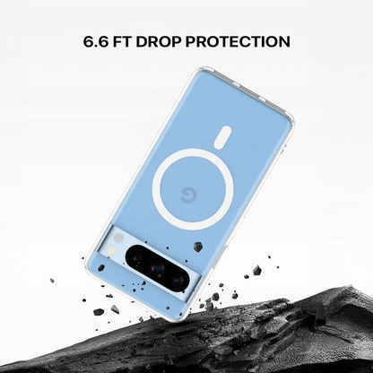Anti Yellow Magsafe Clear Transparent Case - Google Pixel 8 Pro