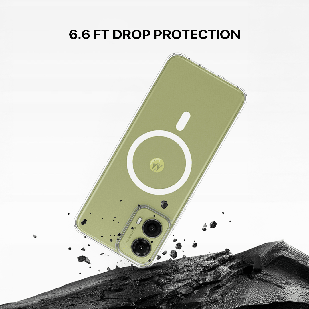 Anti Yellow Magsafe Clear Case - Motorola G85
