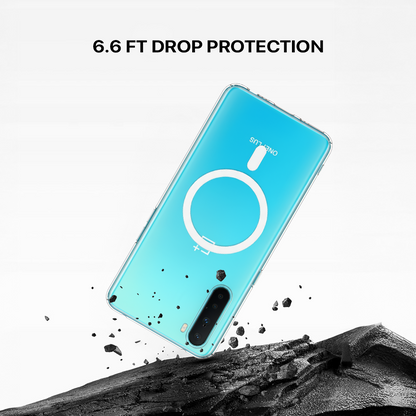 Anti Yellow Magsafe Clear Transparent Case - One Plus Nord CE