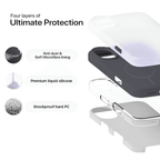 Anti Dust Magsafe Silicone Case - Iphone 16 (Grey)