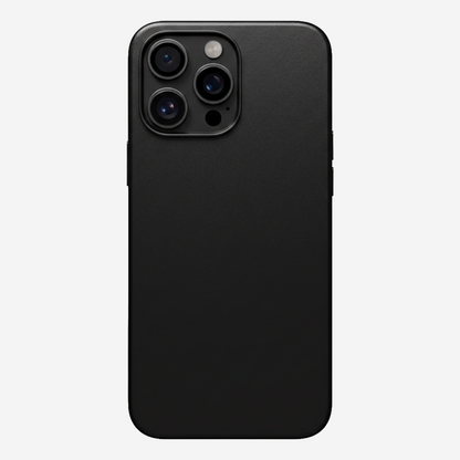Signature Leather Magsafe Case - Iphone 16 Pro (Royal Black)