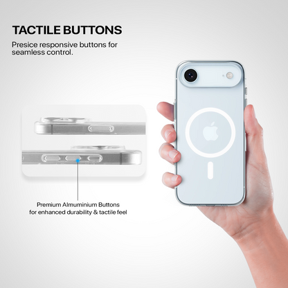 Anti Yellow Magsafe Transparent Clear Case - Iphone 17 Air