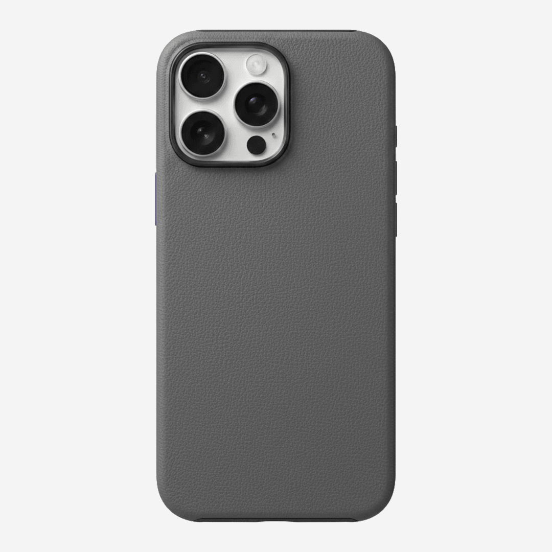 Signature Leather Magsafe Case - Iphone 14 Pro Max (Graphite Grey)