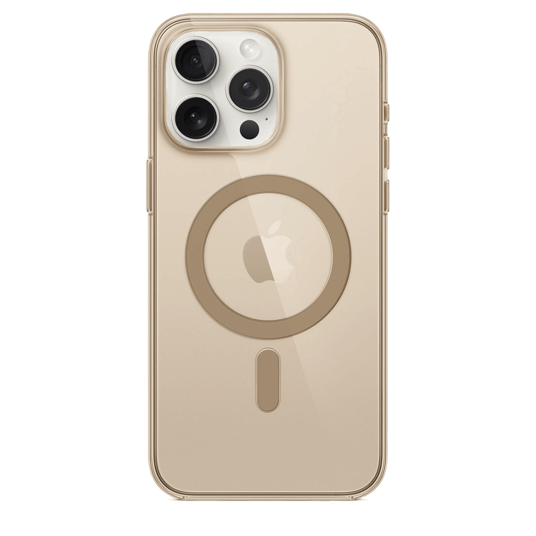 Anti Yellow Magsafe Desert Tinted Clear Case - Iphone 14 Pro (CRYSTAL DESERT TITANIUM)