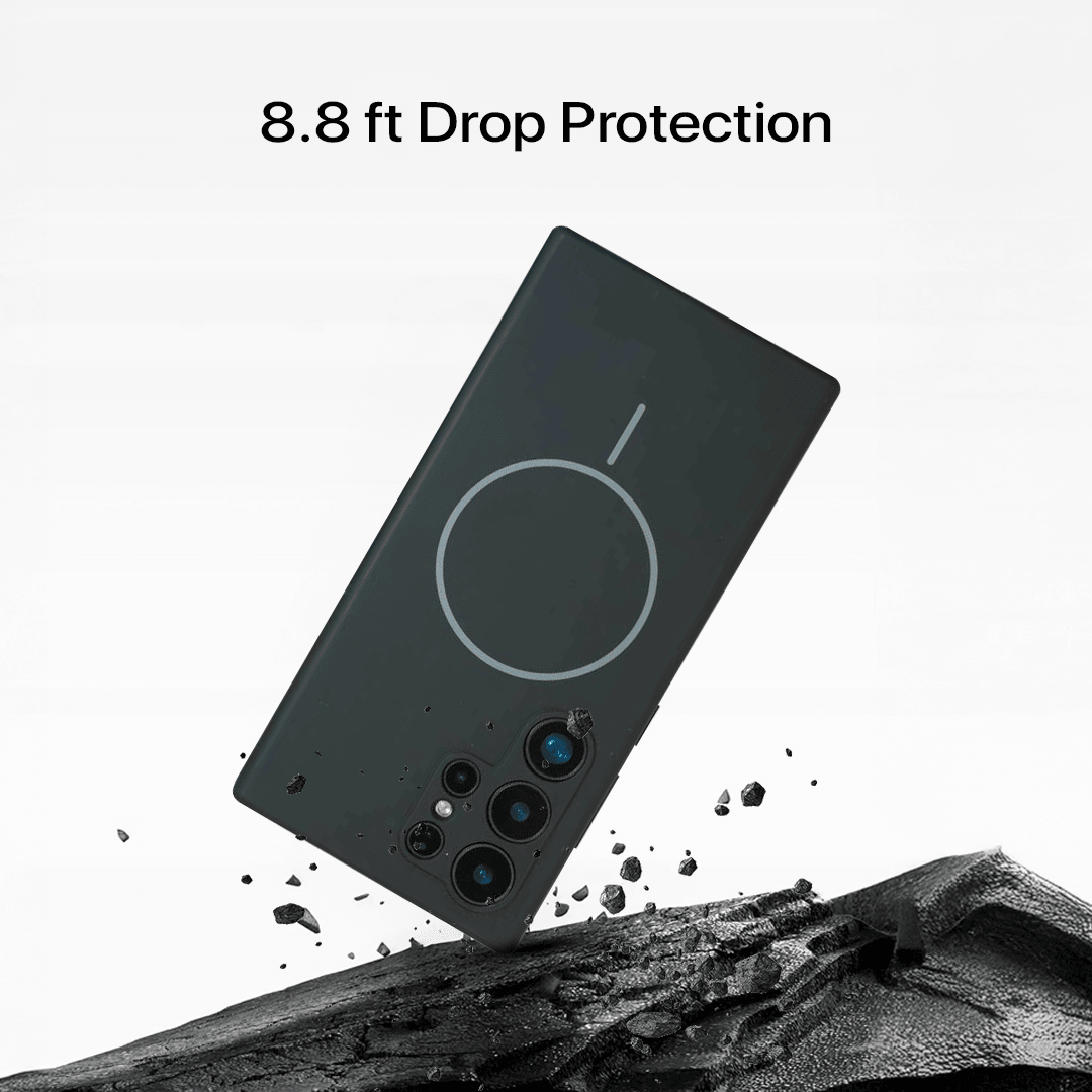 Anti Dust Magsafe Silicone Case - Samsung S24 Ultra (Black)