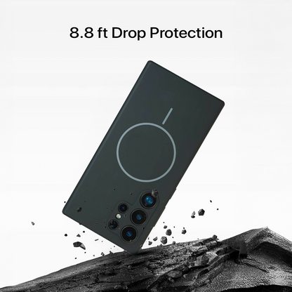 Anti Dust Magsafe Silicone Case - Samsung S24 Ultra (Black)