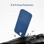 Anti Dust Magsafe Silicone Case - Iphone 16 e (Blue)