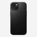 Signature Leather Magsafe Case - Iphone 13    (Royal Black)
