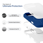 Anti Dust Magsafe Silicone Case - Iphone 14 Pro (Denim Blue)