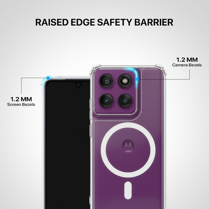 Anti Yellow Magsafe Clear Transparent Case - Motorola Edge 60 Pro