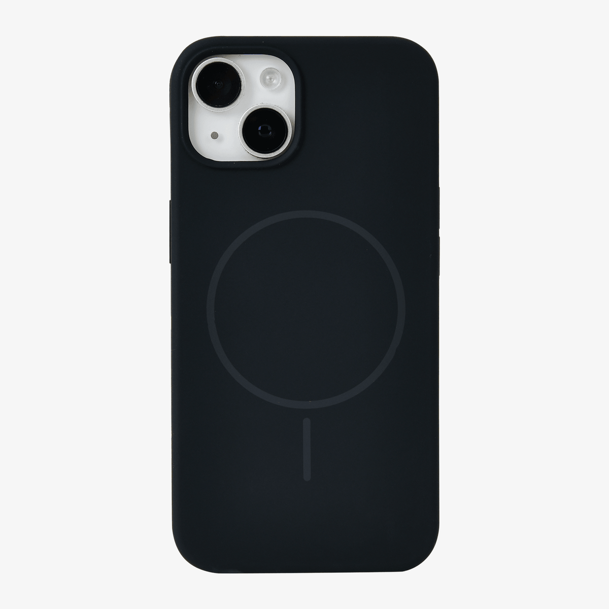 Anti Dust Magsafe Silicone Case - Iphone 14 (Black)