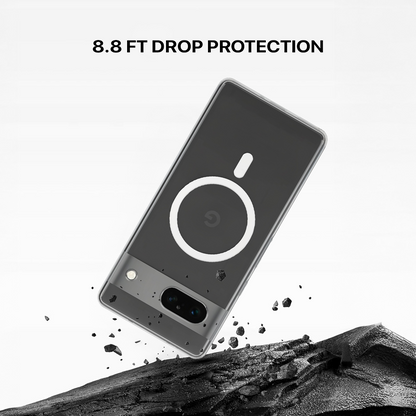 Anti Yellow Magsafe Clear Transparent Case - Google Pixel 7A