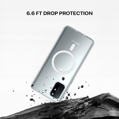 Anti Yellow Magsafe Clear Transparent Case - One Plus 8T