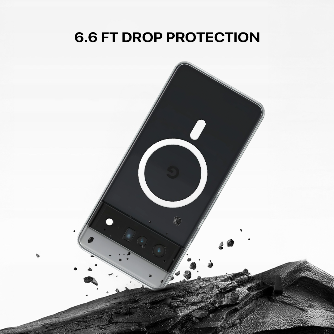 Anti Yellow Magsafe Clear Transparent Case - Google Pixel 6 Pro