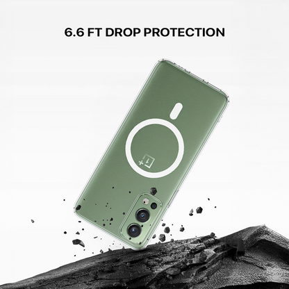 Anti Yellow Magsafe Clear Transparent Case - One Plus Nord 2