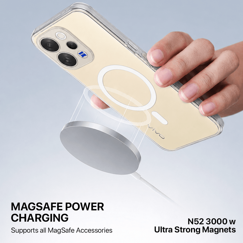 Anti Yellow Magsafe Clear Case - VIVO V70