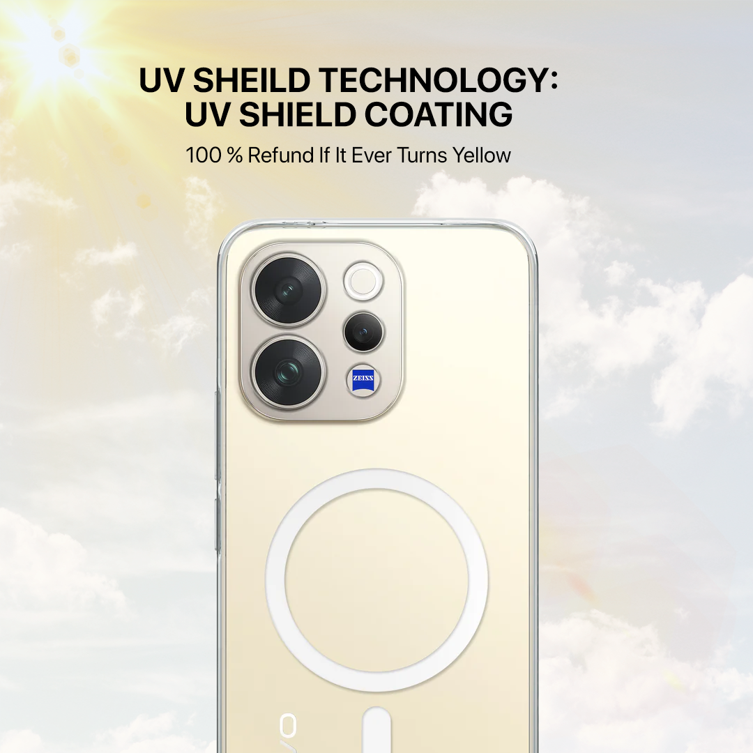 Anti Yellow Magsafe Clear Case - VIVO V70