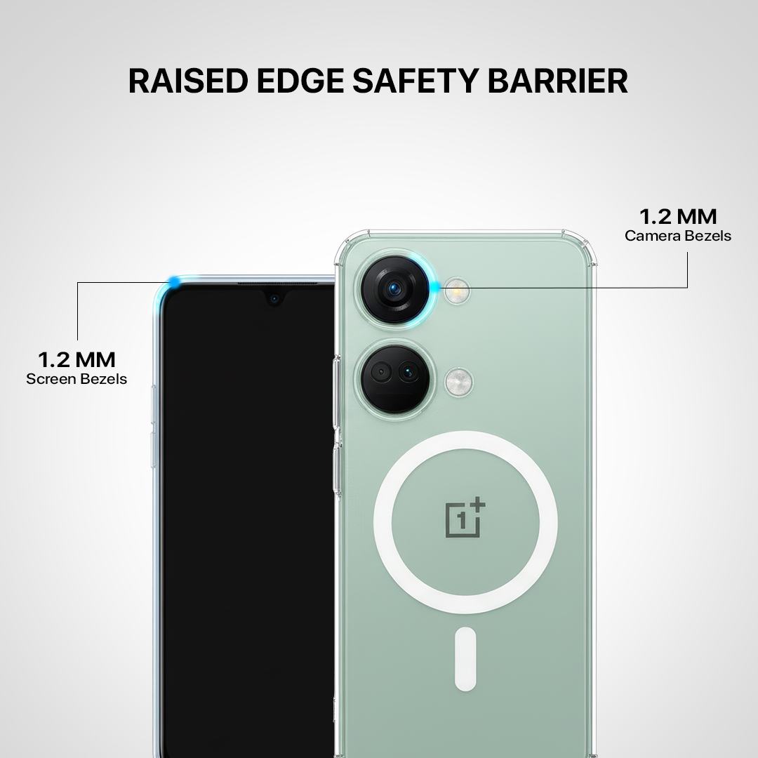 Anti Yellow Magsafe Clear Transparent Case - One Plus Nord 3