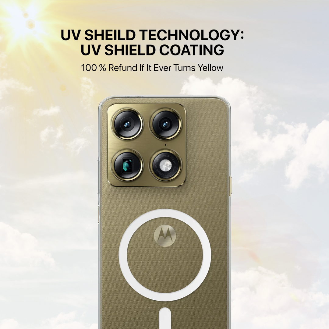 Anti Yellow Magsafe Clear Case - Motorola SIGNATURE