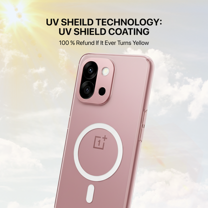 Anti Yellow Magsafe Clear Transparent Case - One Plus 13 S