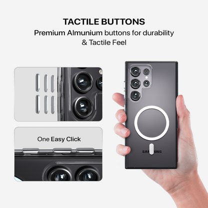 Anti Yellow Magsafe Clear Case Samsung - Galaxy S23 Ultra