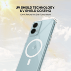 Anti Yellow Magsafe Clear Case - Motorola Edge 50 Fusion