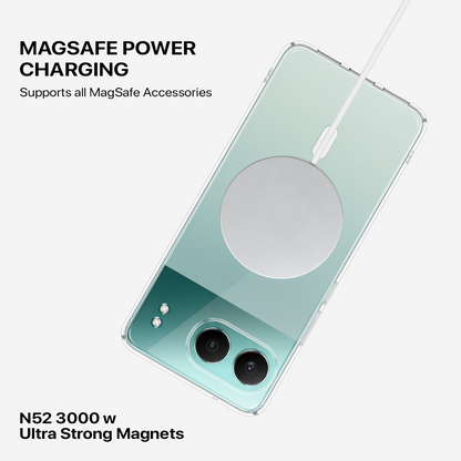 Anti Yellow Magsafe Clear Transparent Case - One Plus Nord 4