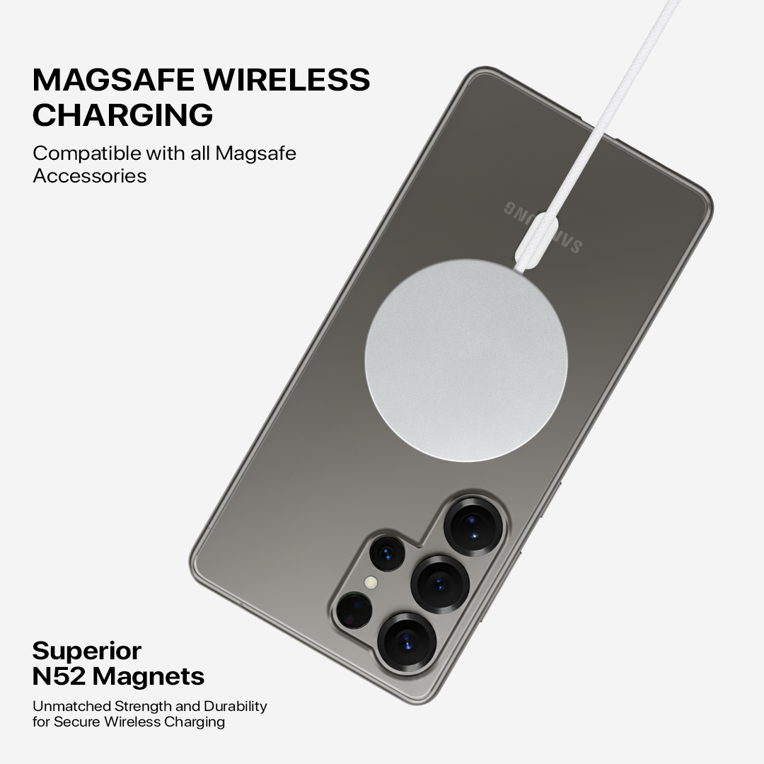 Anti Yellow Magsafe Clear Case Samsung Galaxy S23 PLUS – casence