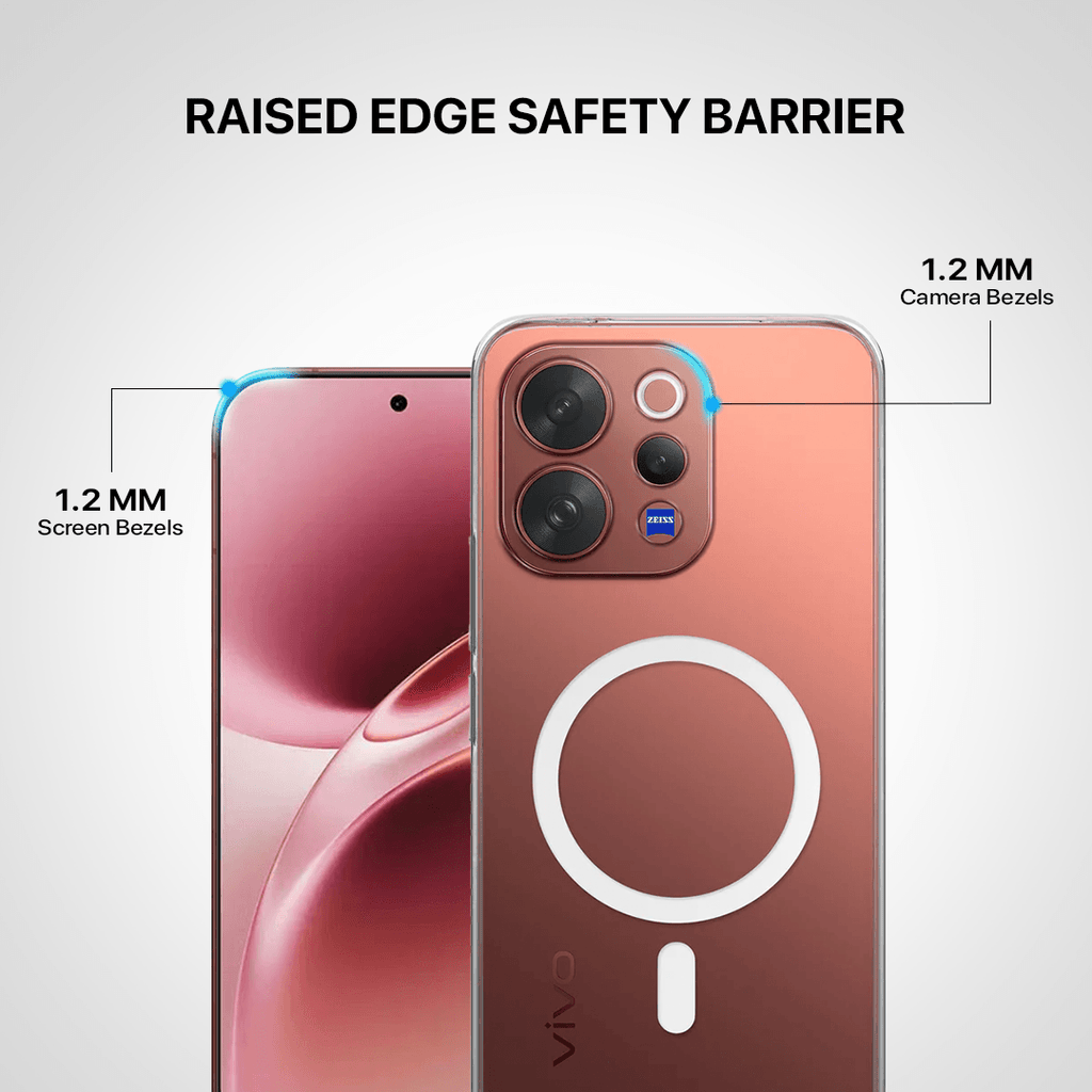 Anti Yellow Magsafe Clear Case - VIVO V70 E