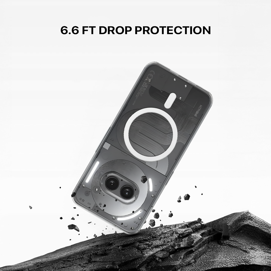 Anti Yellow Magsafe Clear Transparent Case - Nothing (PH 2A)