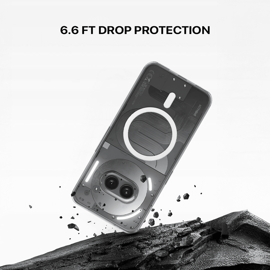 Anti Yellow Magsafe Clear Transparent Case - Nothing (PH 2A)