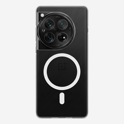 Anti Yellow Magsafe Clear Transparent Case - One Plus 12