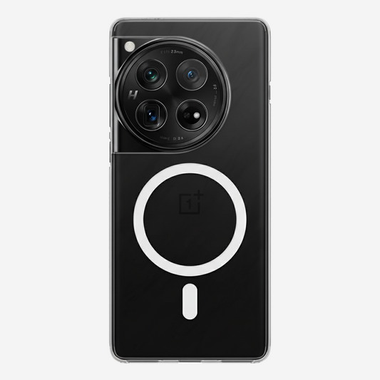 Anti Yellow Magsafe Clear Transparent Case - One Plus 12