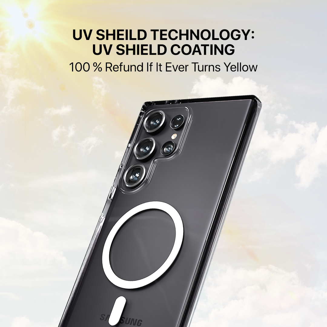 Anti Yellow Magsafe Clear Case Samsung - Galaxy S23 Ultra