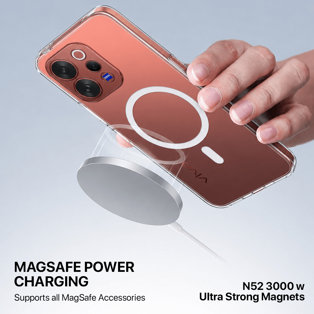Anti Yellow Magsafe Clear Case - VIVO V70 E