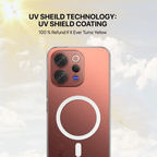 Anti Yellow Magsafe Clear Case - VIVO V70 E