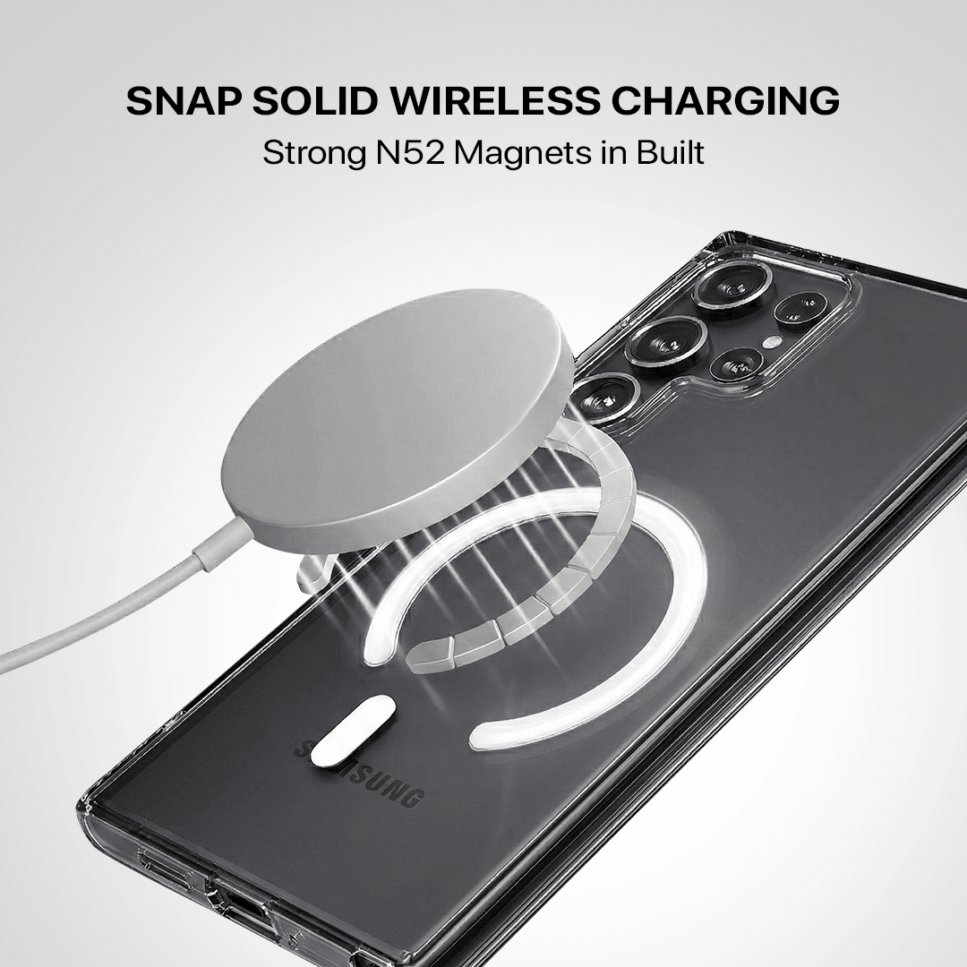 Anti Yellow Magsafe Clear Case Samsung - Galaxy S24 Ultra