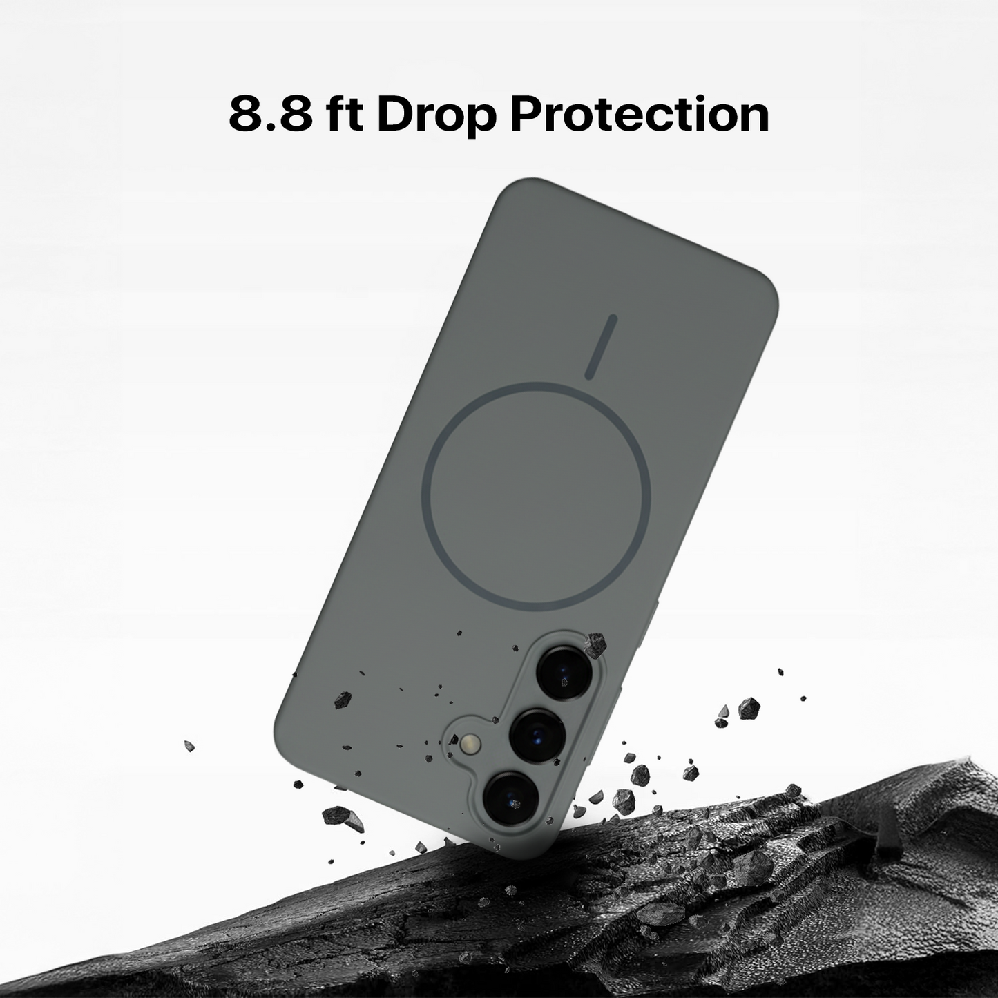 Anti Dust Magsafe Silicone Case - Samsung S25 (Grey)