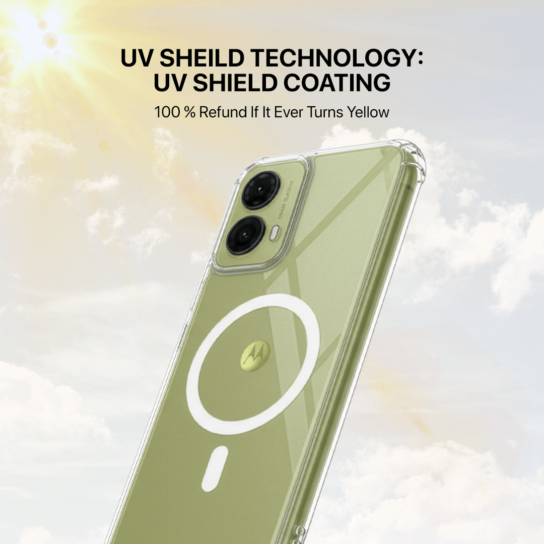 Anti Yellow Magsafe Clear Case - Motorola G85