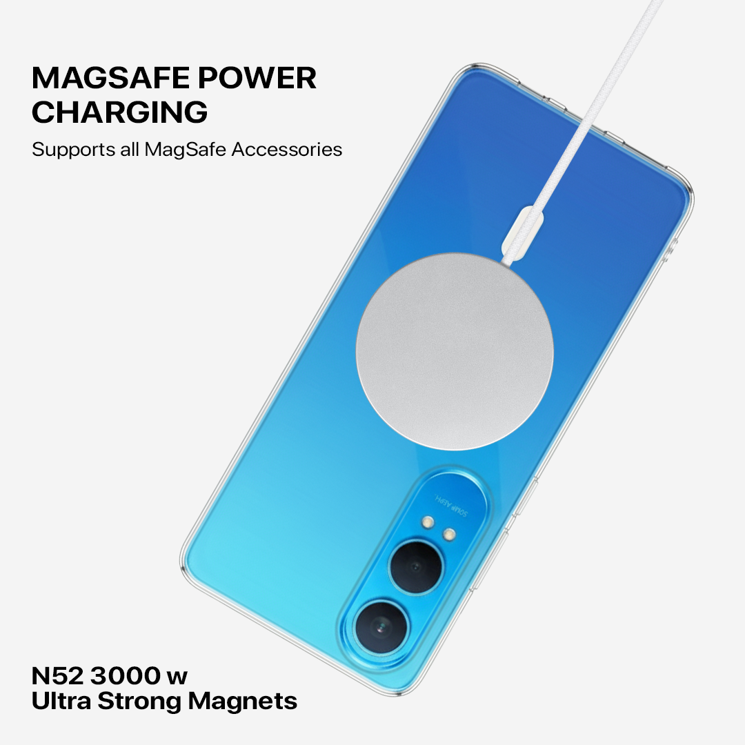 Anti Yellow Magsafe Clear Transparent Case - One Plus NORD CE4 Lite