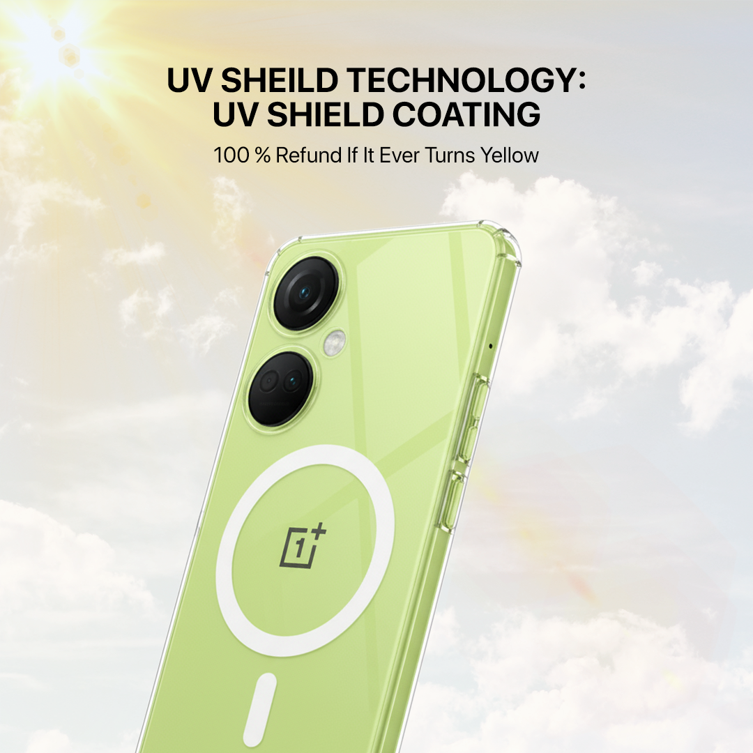 Anti Yellow Magsafe Clear Transparent Case - One Plus Nord CE3