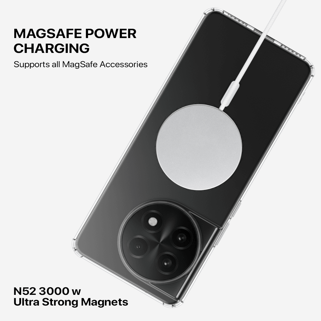 Anti Yellow Magsafe Clear Case - One Plus 11R